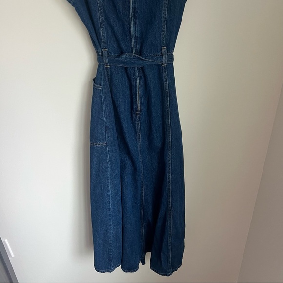 Sundance Poppy Denim Midi Dress Women's Size 10 - Picture 10 of 10